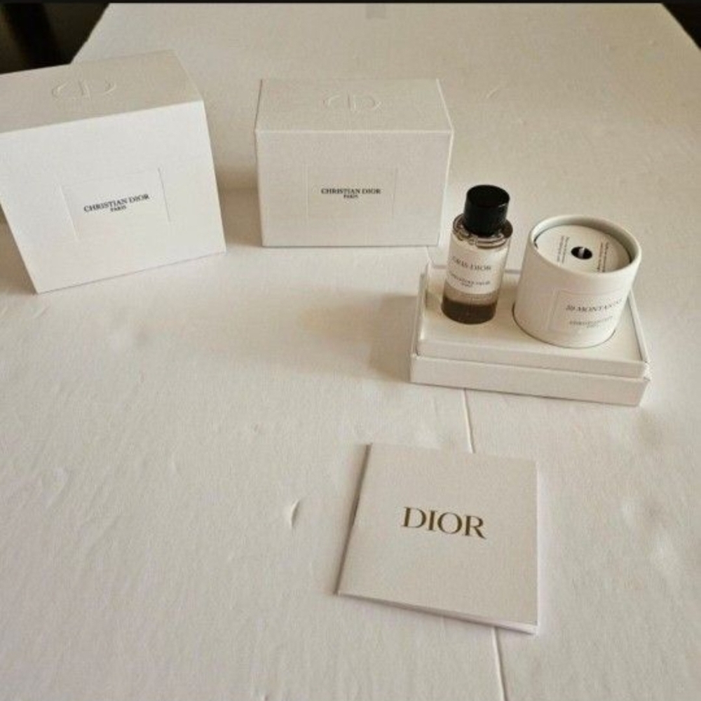 Dior Mini Candle and Body Soap Set